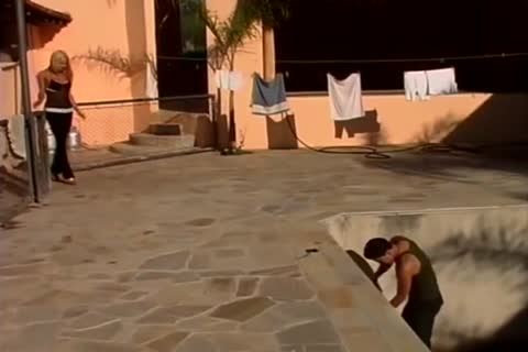 delicious lady-man fucks Poolboy