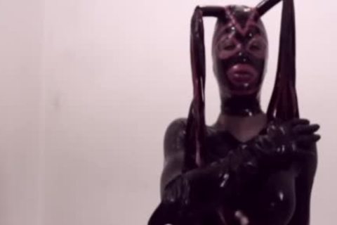 wicked ebony tranny In Latex