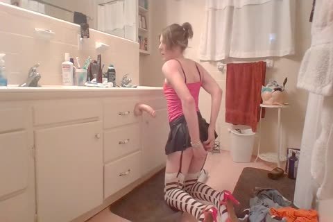 whore Princess Plays With Two Dildos