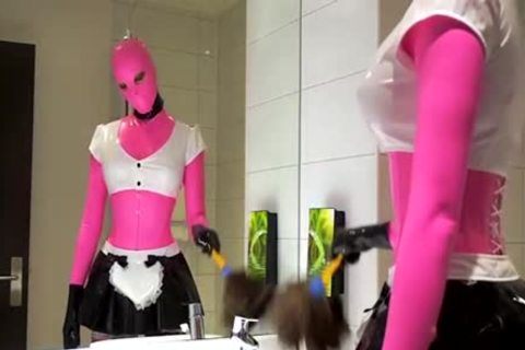 Latex Model lad - Hotel Maid Part 1