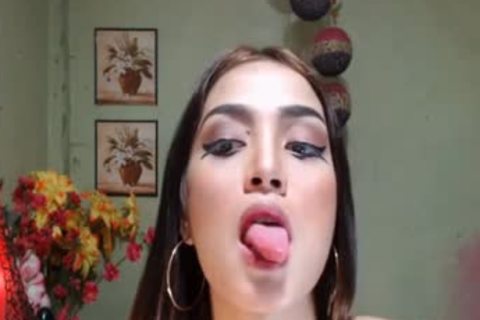 tgirl Teasing you With Her 9 Inch dildo