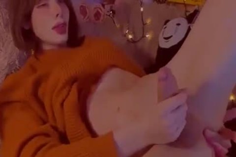 ravishing t-girl chick Shows Her Hard ramrod