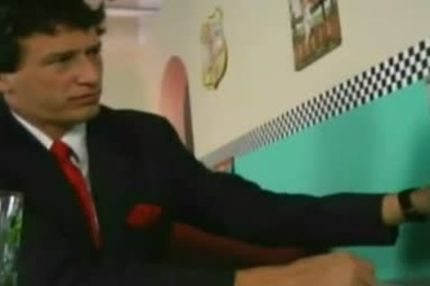 Transexual Waitress pounds A Customer