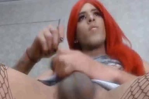 Trans honey bonks Herself