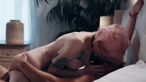 Pink Haired lady-man Lets Sad Stepbro unprotected Her delicious a-hole