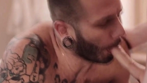 Injured man receives His butthole Licked And he Analed TS Masseuse