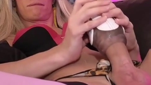 blond TS With big cock