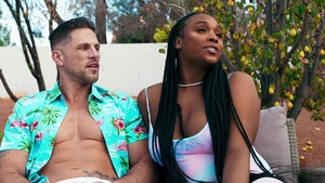 Trans Angels: Big Fake Titties Jiggle in Cowgirl Ride