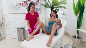 Trans Angels: Shaving Cream Turns into Wild Sex