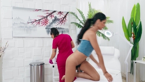 Trans Angels: Shaving Cream Turns into Wild Sex