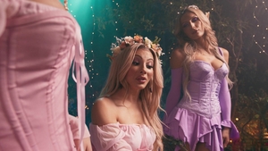 Trans Angels: Tall Trans Nympho Takes a Big Cock