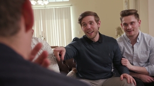 Accidental Gangbang: Shemale Storms Bachelor Night