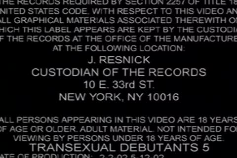 Transexual Debutantes 5